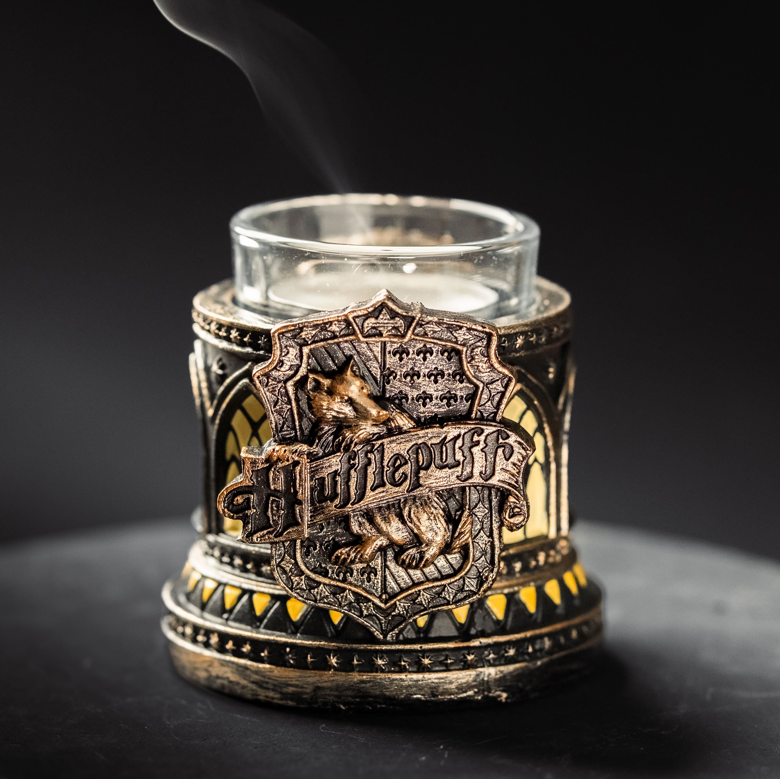 Produktbild Hufflepuff Teelichthalter - Harry Potter