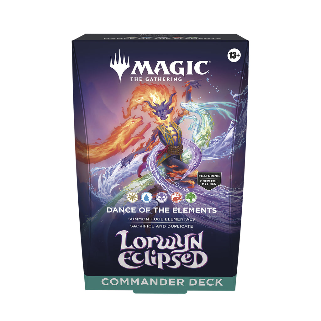 Produktbild Magic The Gathering - Lorwyn Eclipsed Dance of the Elements Commander Deck englische Version