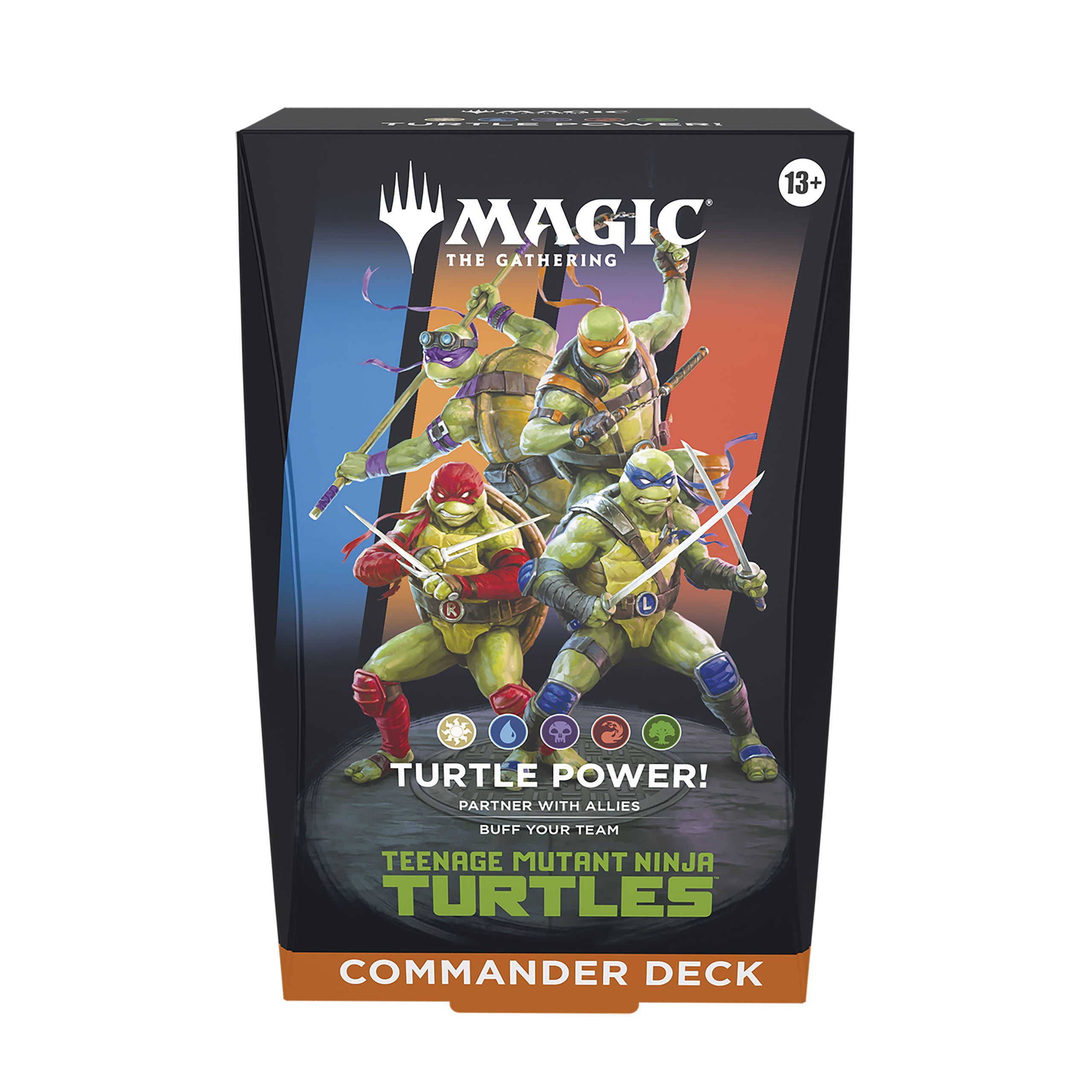 Produktbild Teenage Mutant Ninja Turtles - Turtle Power Commander Deck deutsche Version - Magic The Gathering