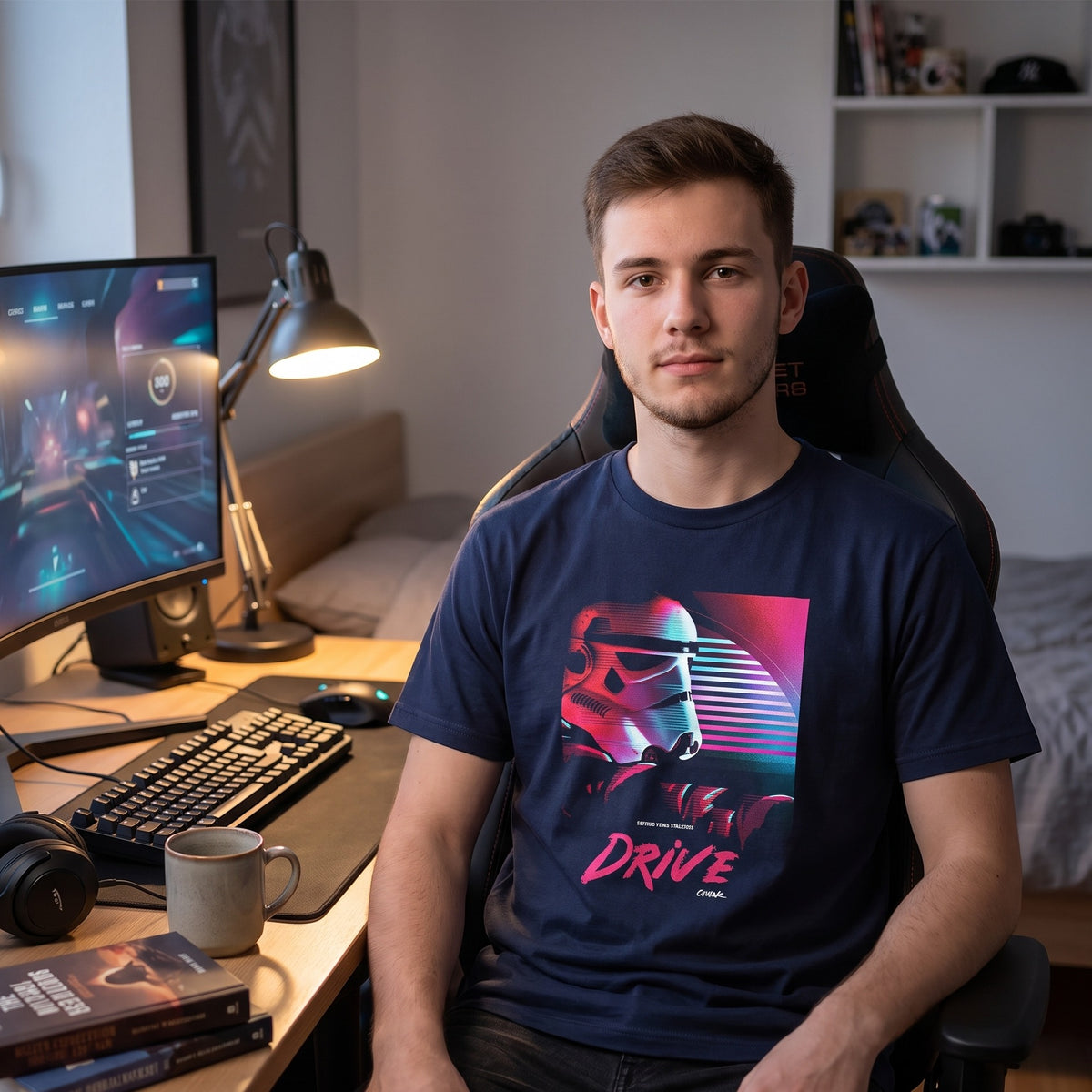 Produktbild Drive T-Shirt für Star Wars Fans blau