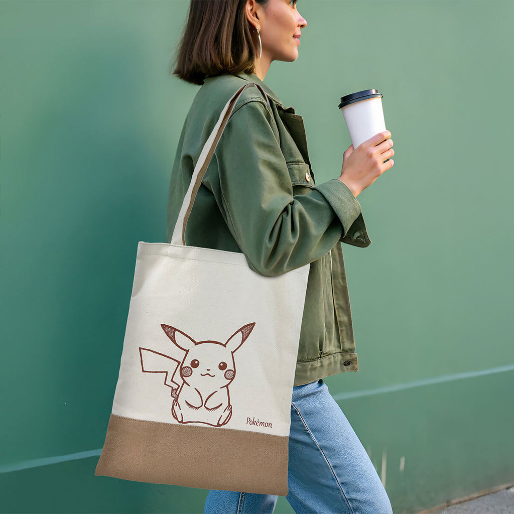 Produktbild Pikachu Sketch Shopper Tasche - Pokemon