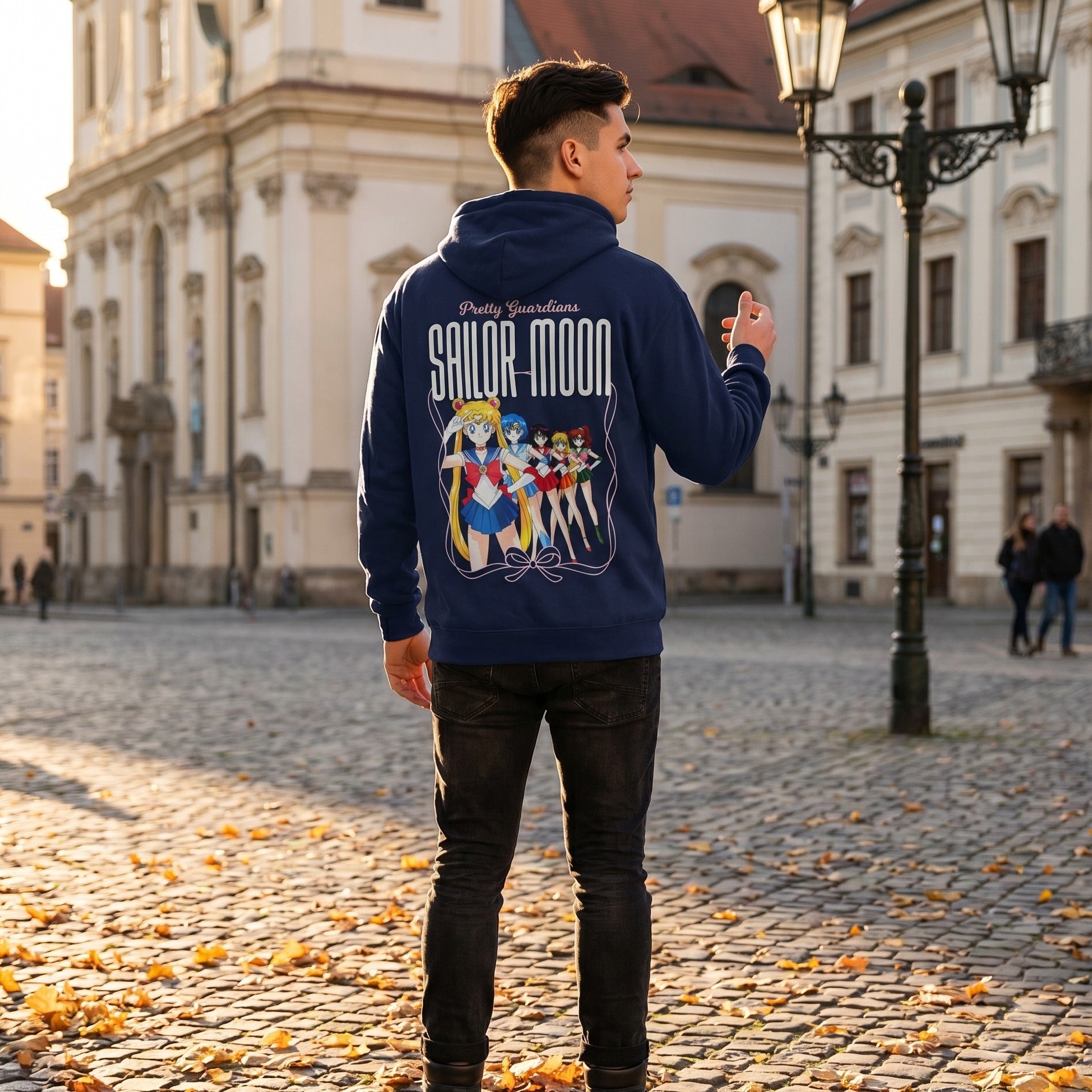 Produktbild Sailor Moon - Pretty Guardians Hoodie blau
