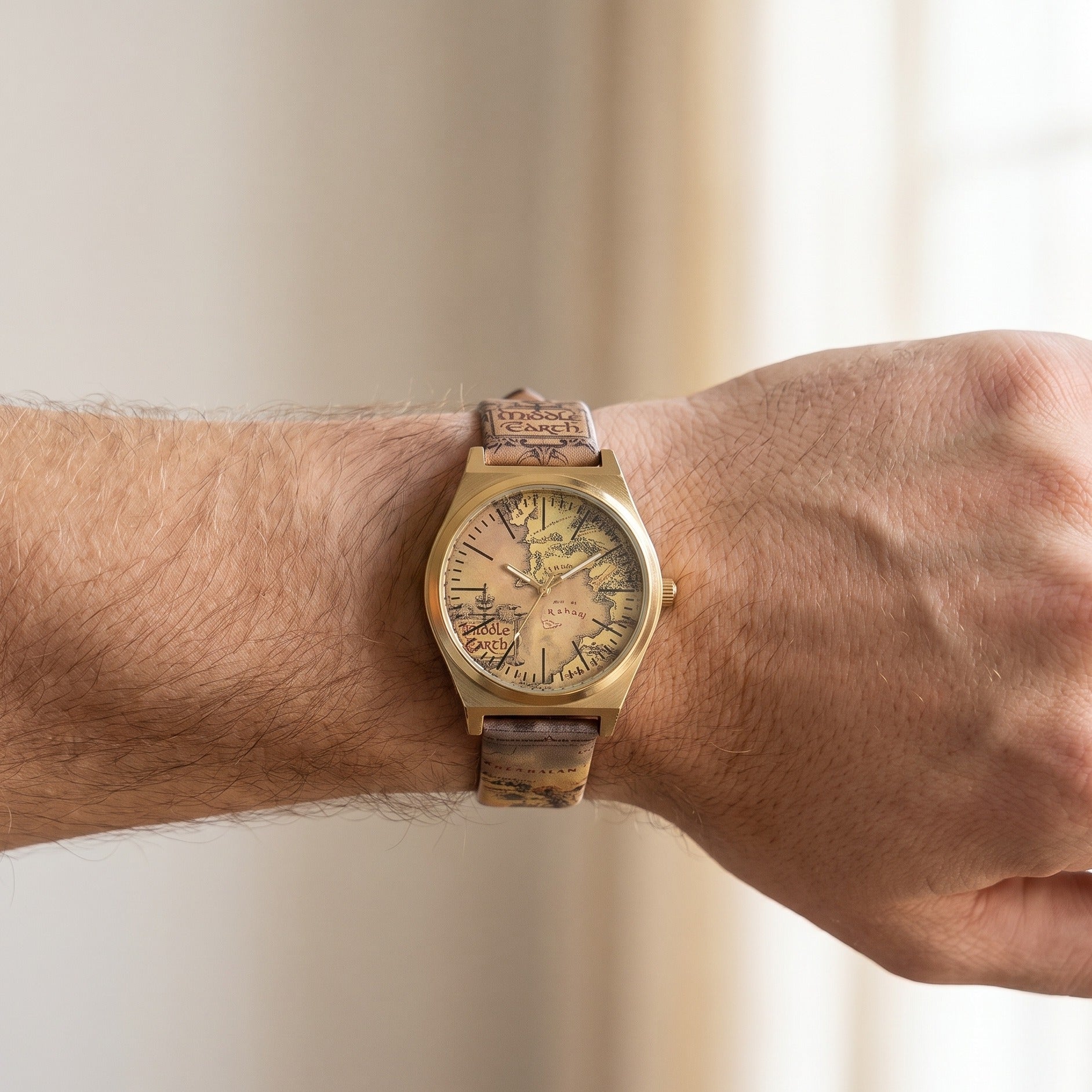 Produktbild Der Herr der Ringe - Mittelerdekarte Armbanduhr