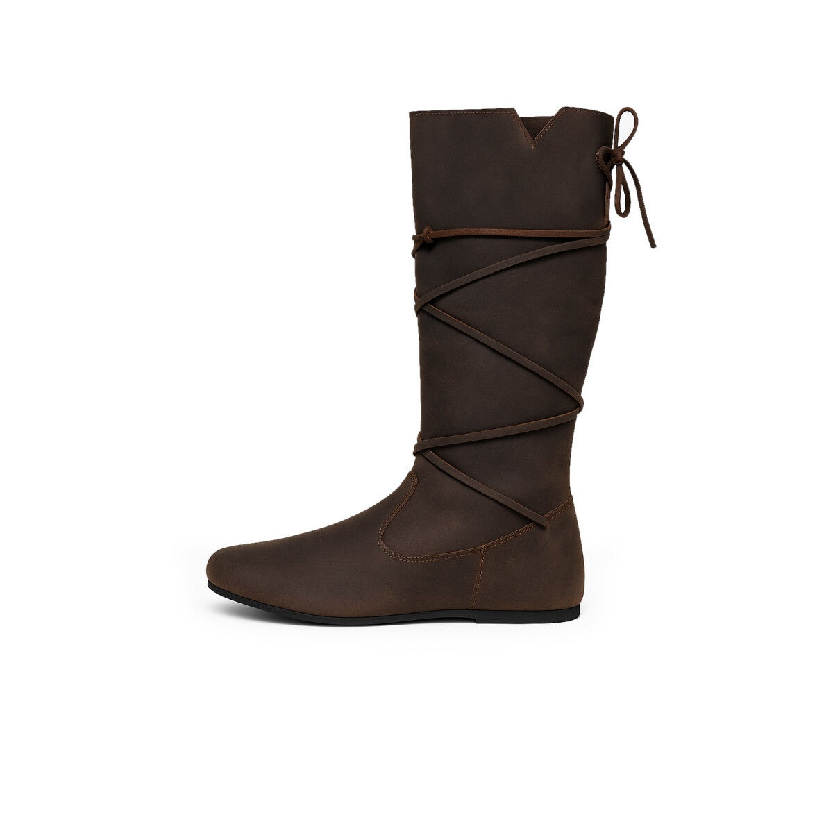 Produktbild Mittelalter Stiefel Ole aus Nubukleder braun