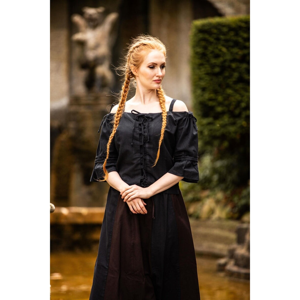 Produktbild Mittelalter Trägerbluse Prina schwarz