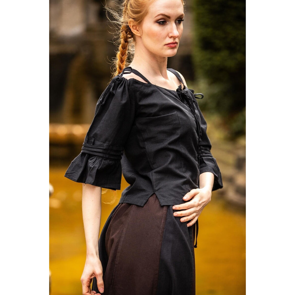 Produktbild Mittelalter Trägerbluse Prina schwarz