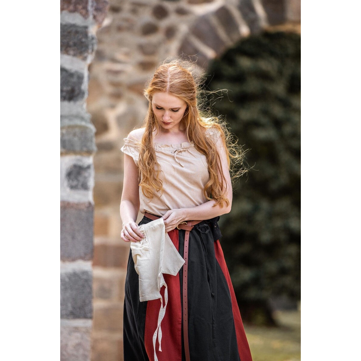 Produktbild Mittelalter Sommerbluse Adele ärmellos beige