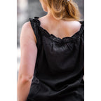 Produktbild Mittelalter Sommerbluse Adele ärmellos schwarz