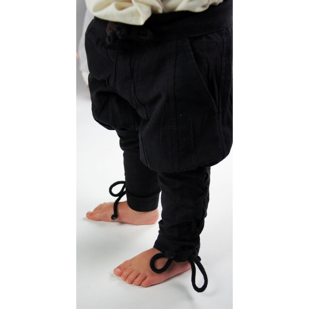 Produktbild Mittelalter Hose Jecklein mit Beinschnürung schwarz