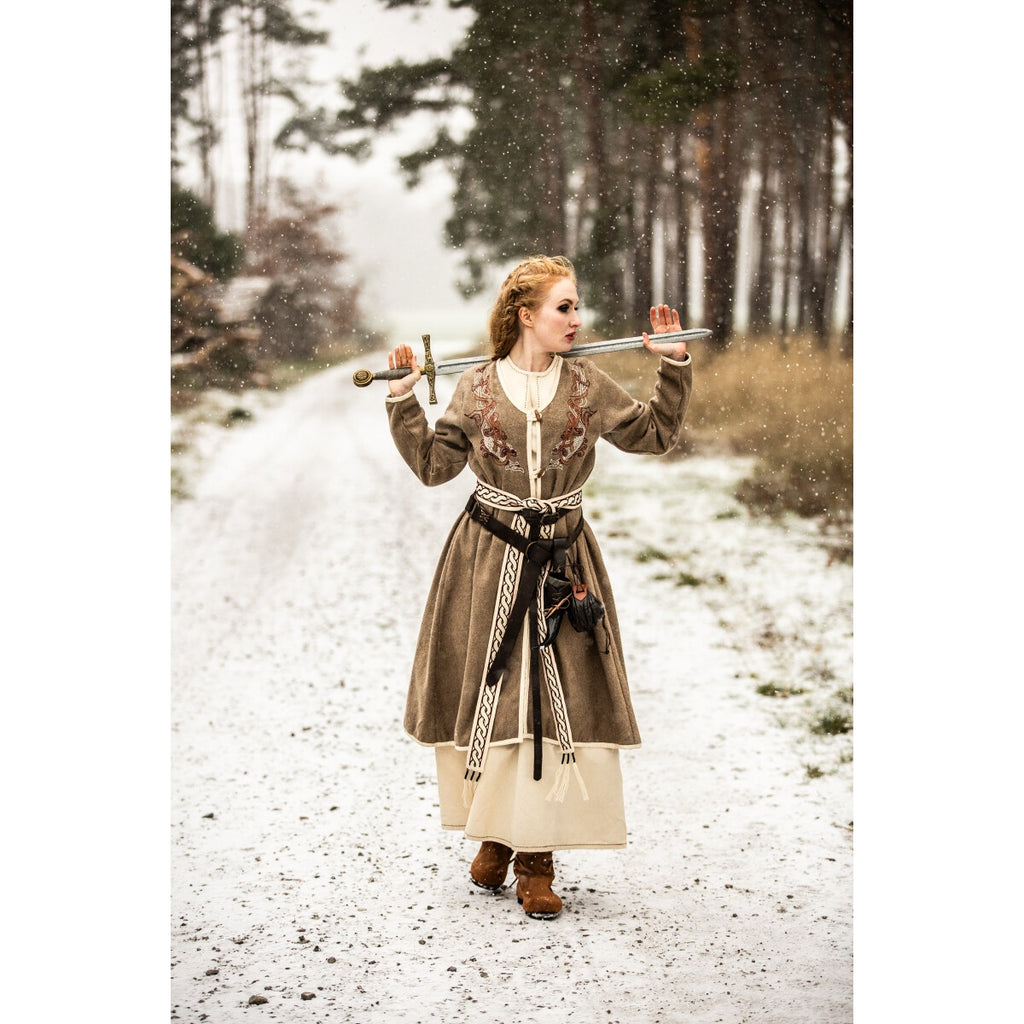 Produktbild Mittelalter Birka Mantel Skadi beige