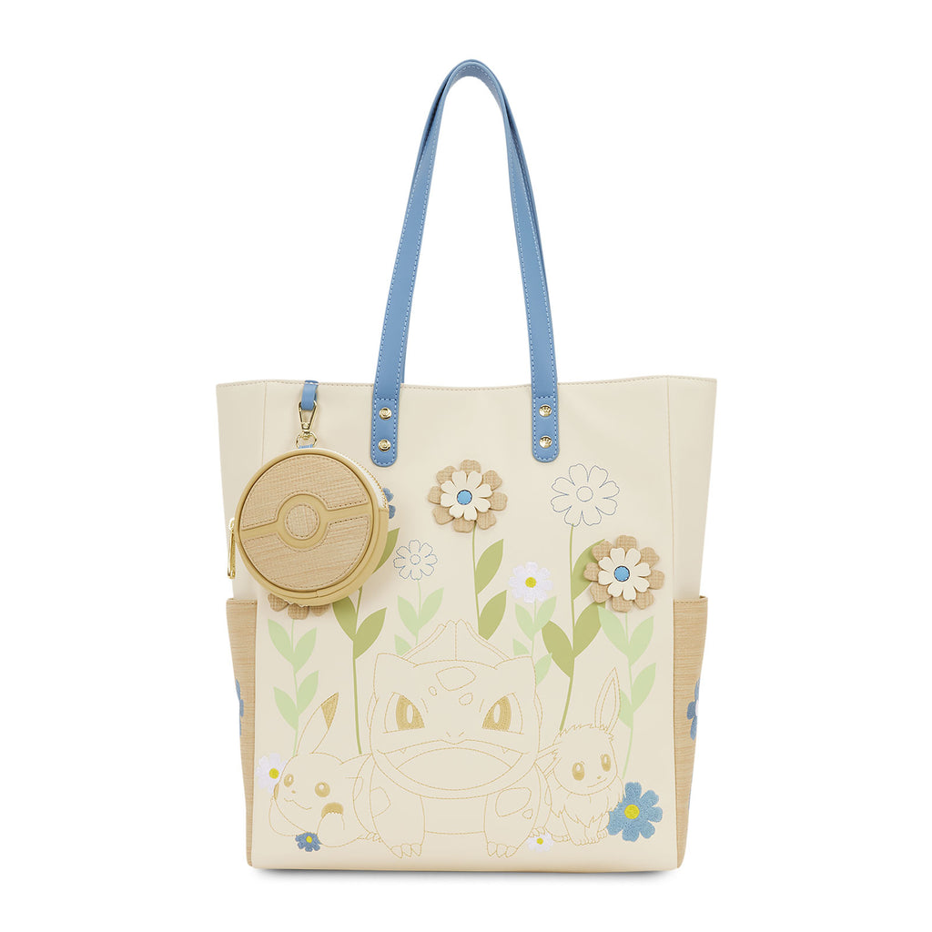 Pokemon - Starter Floral Crossbody Tasche mit Geldbörse