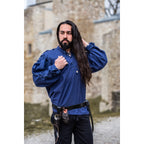 Produktbild Mittelalter Schnürhemd mit Ösen Adrian blau
