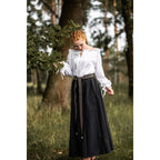 Produktbild Mittelalter Bluse Edith weiß
