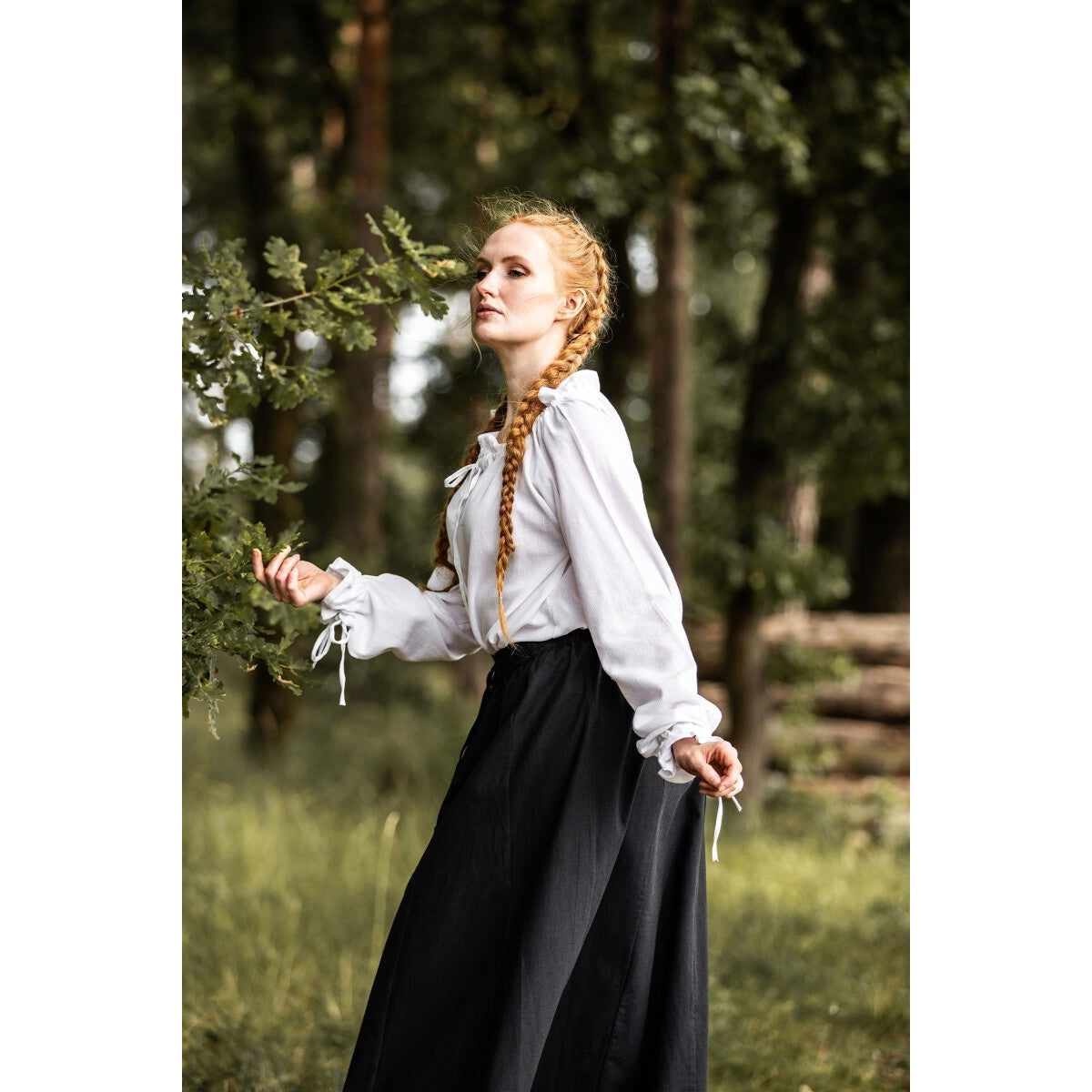 Produktbild Mittelalter Bluse Edith weiß