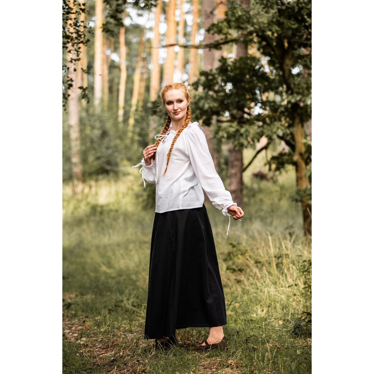 Produktbild Mittelalter Bluse Edith weiß