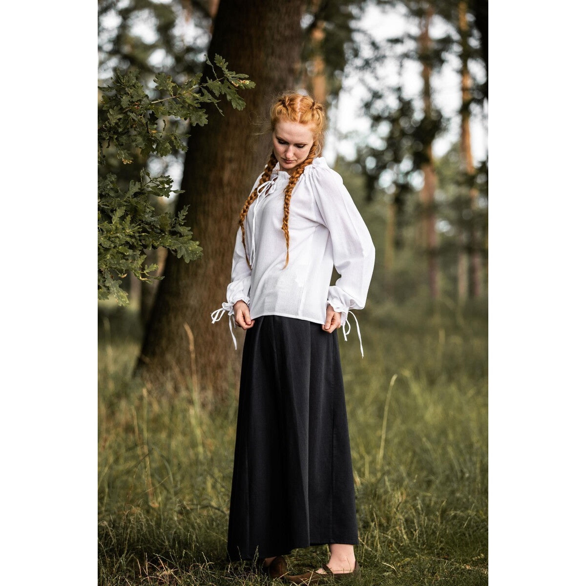 Produktbild Mittelalter Bluse Edith weiß