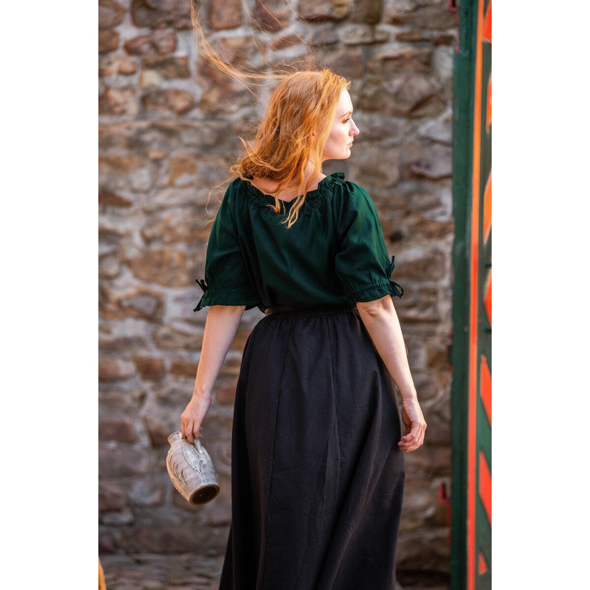 Product image Medieval Short-Sleeve Blouse Vera green