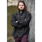 Produktbild Mittelalter Hemd Gustavo schwarz