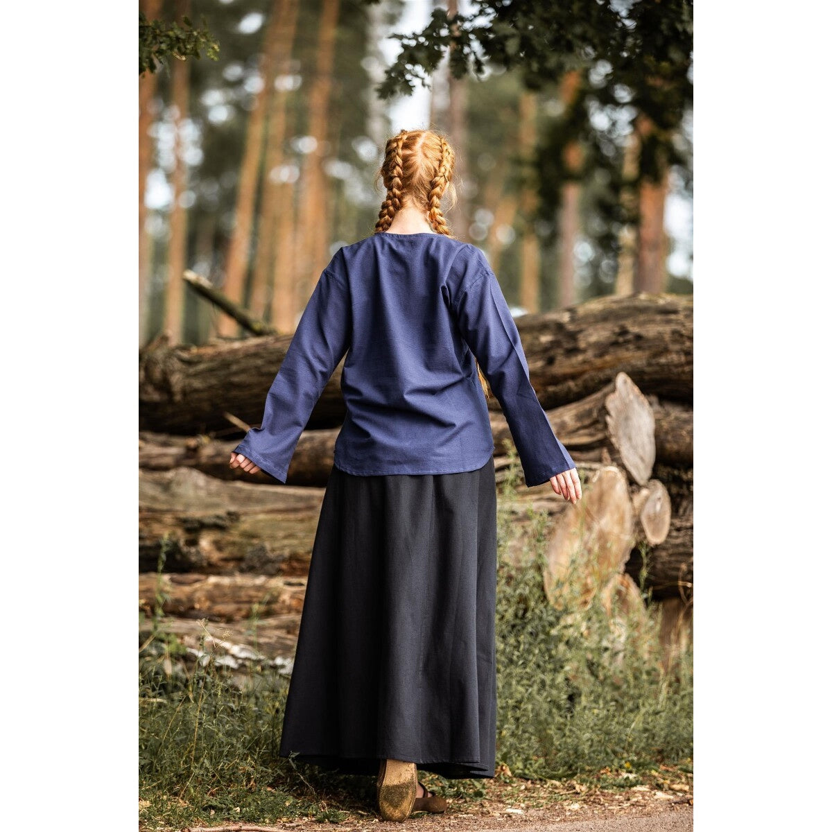 Produktbild Mittelalter Bluse Tilda blau