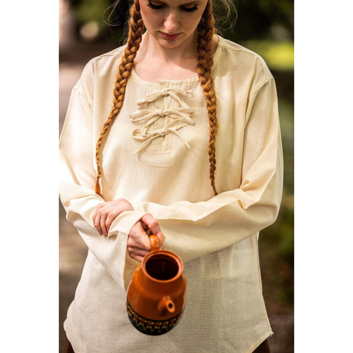 Produktbild Mittelalter Bluse Tilda beige