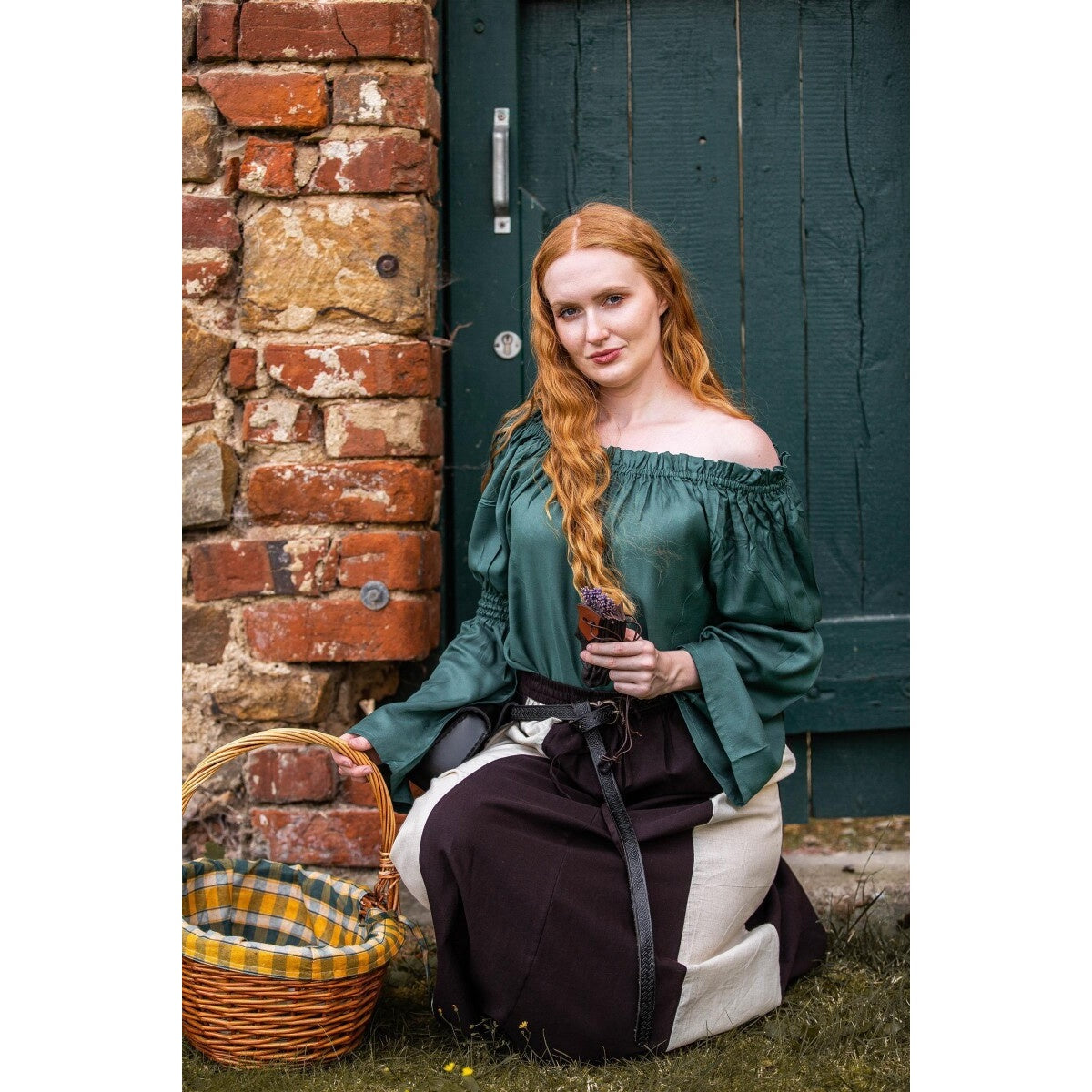 Produktbild Mittelalter Bluse Emma grün