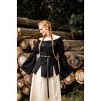 Produktbild Mittelalter Bluse Emma schwarz