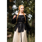 Produktbild Mittelalter Bluse Emma schwarz