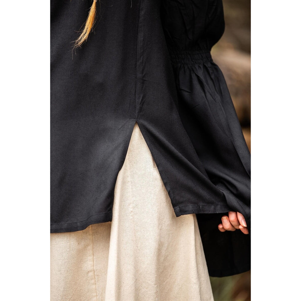 Produktbild Mittelalter Bluse Emma schwarz