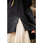 Produktbild Mittelalter Bluse Emma schwarz