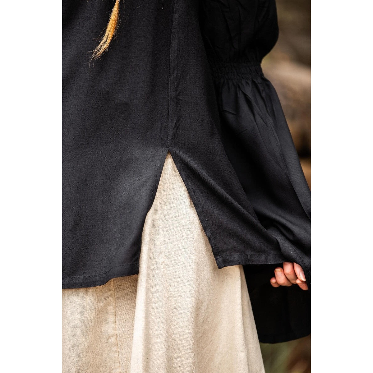Produktbild Mittelalter Bluse Emma schwarz