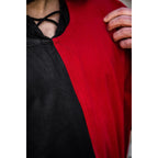 Produktbild Mittelalter Waffenrock schwarz-rot