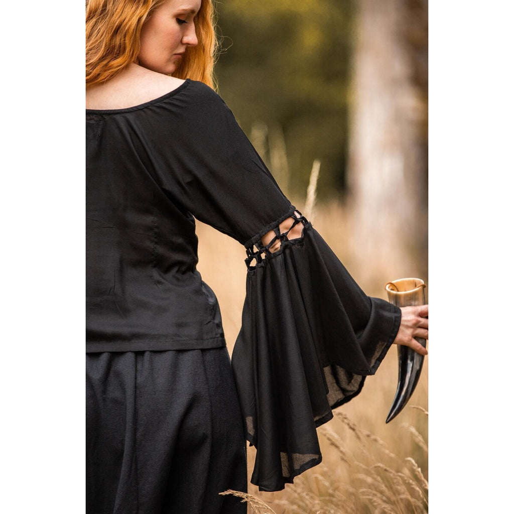 Produktbild Mittelalter Bluse Carmen schwarz
