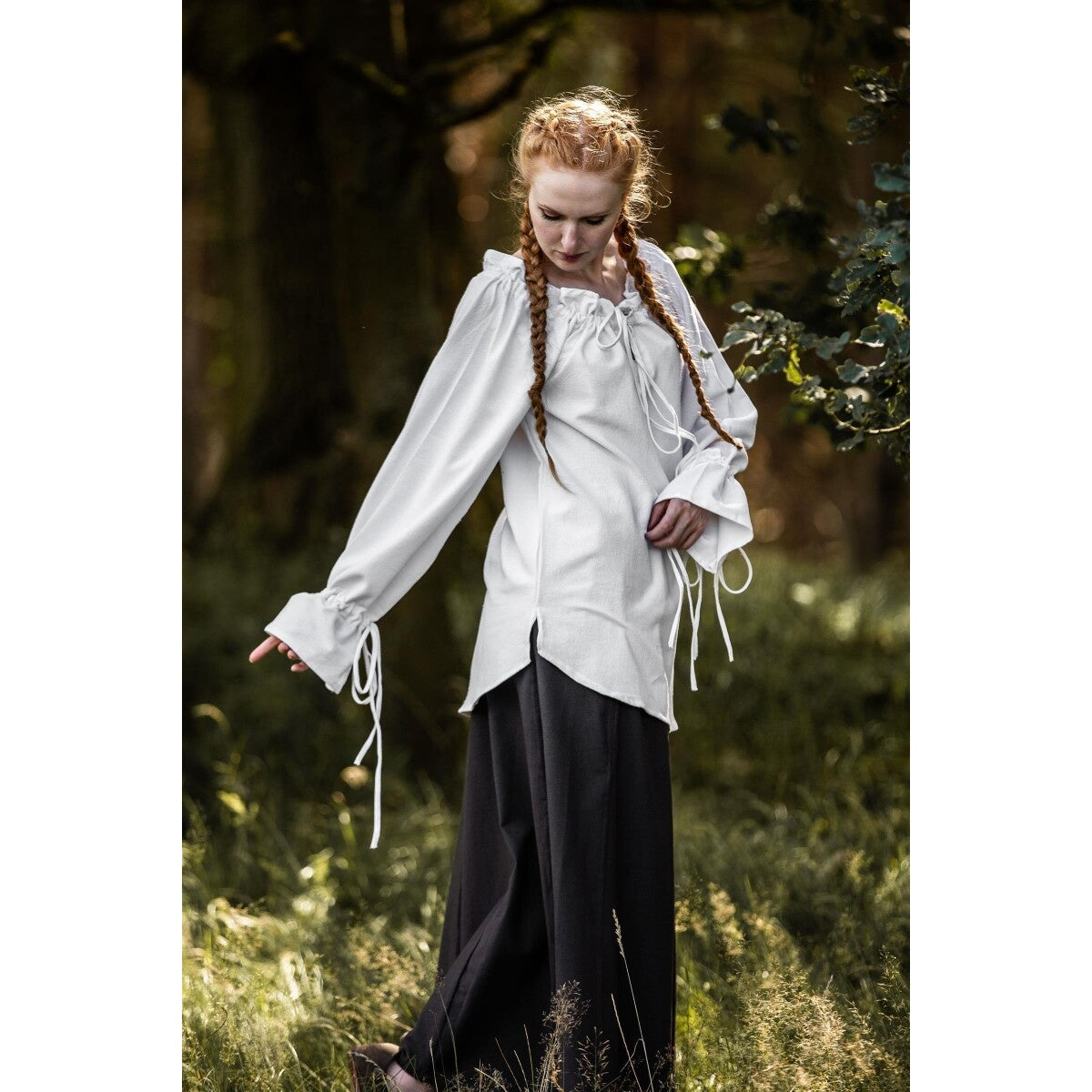 Produktbild Mittelalter Bluse Morgan weiß