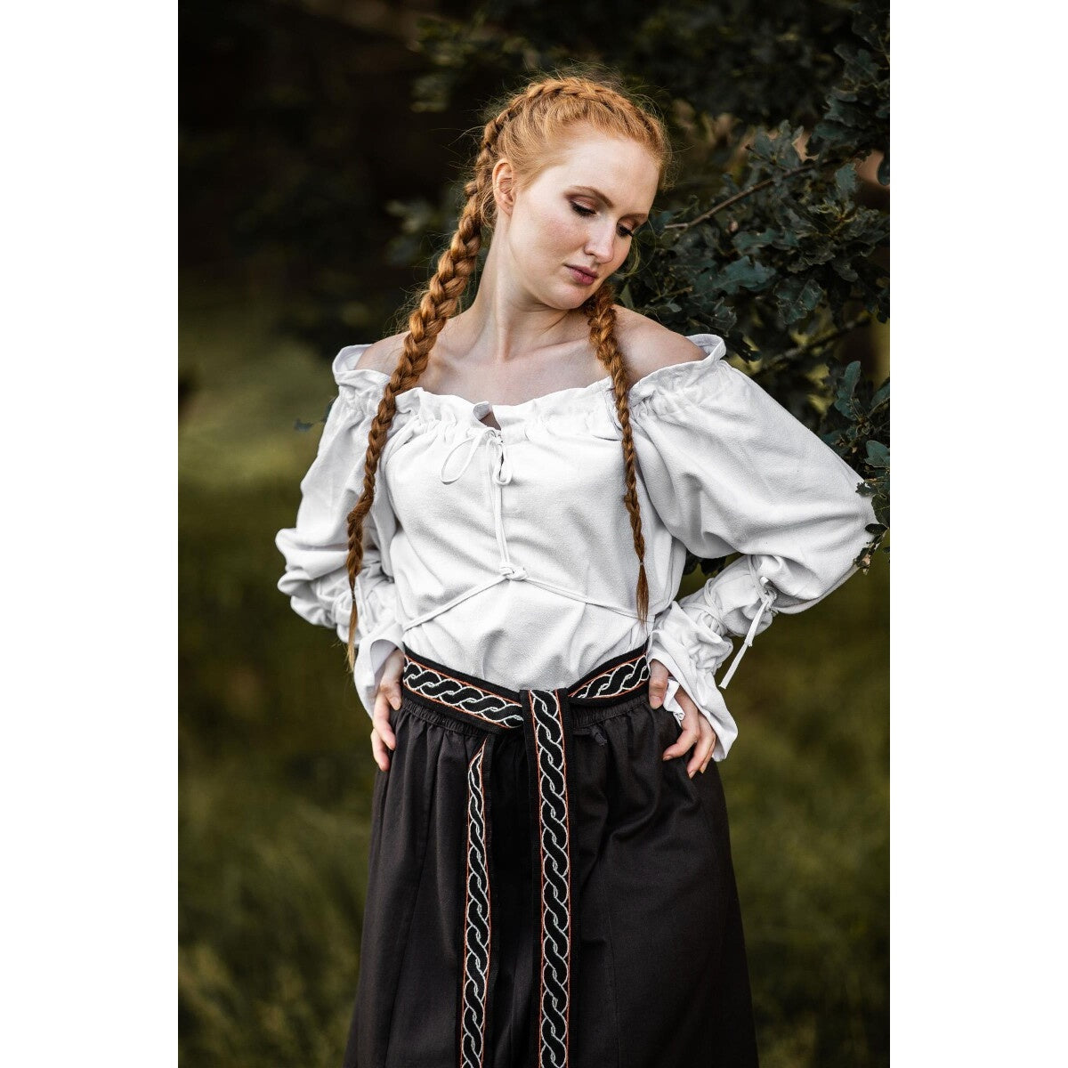 Produktbild Mittelalter Bluse Morgan weiß