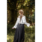 Produktbild Mittelalter Bluse Morgan weiß