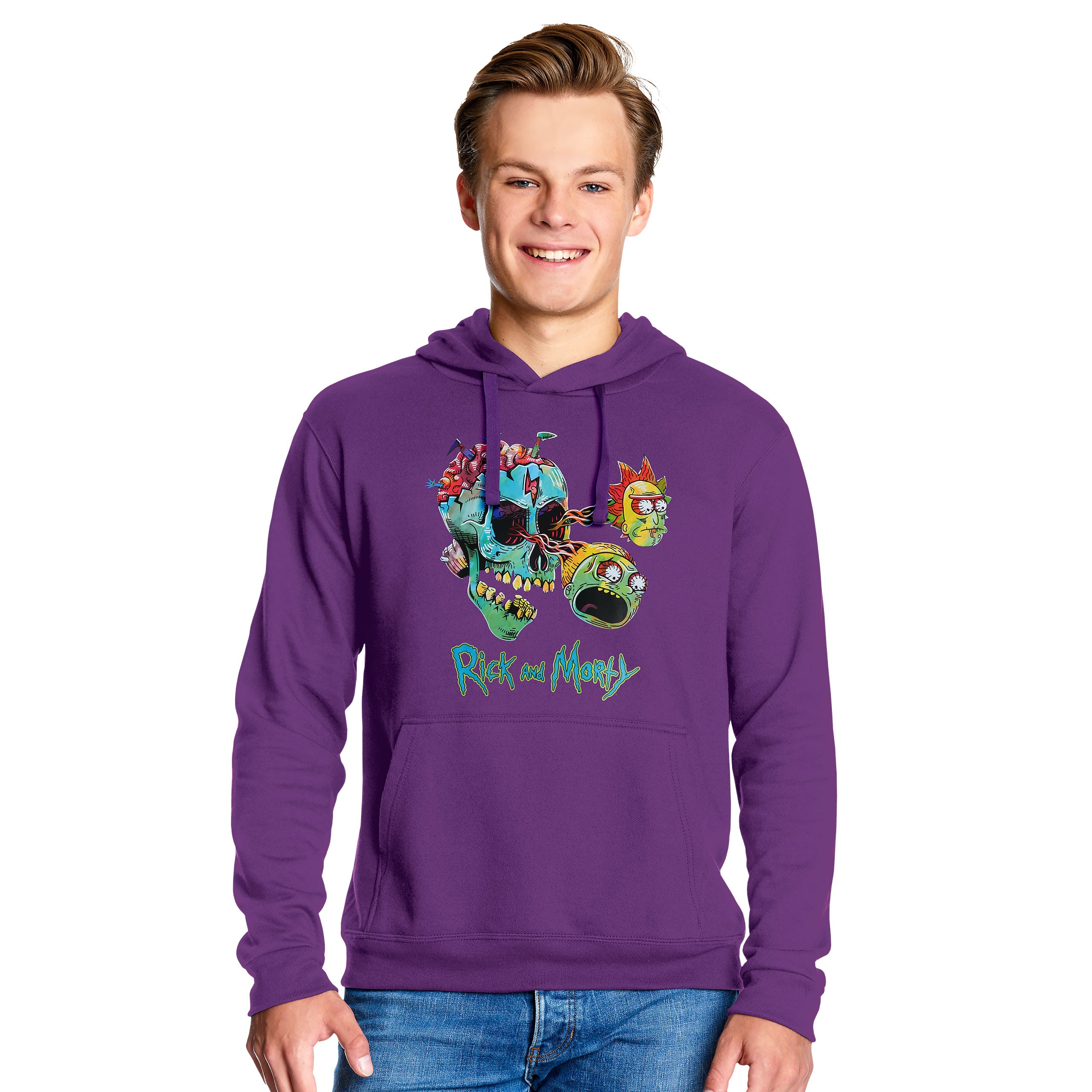 Produktbild Rick and Morty- Morty und Rick Face Hoodie