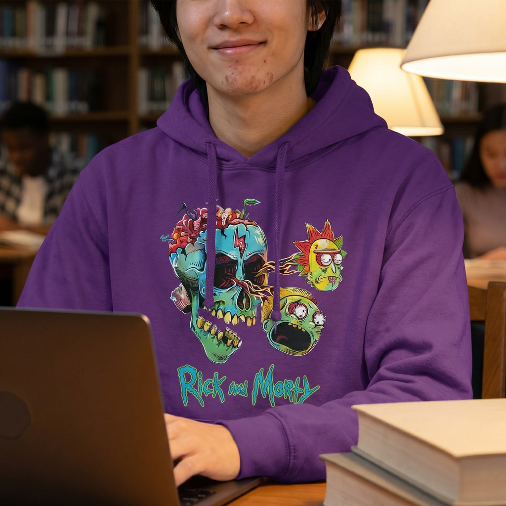 Produktbild Rick and Morty- Morty und Rick Face Hoodie