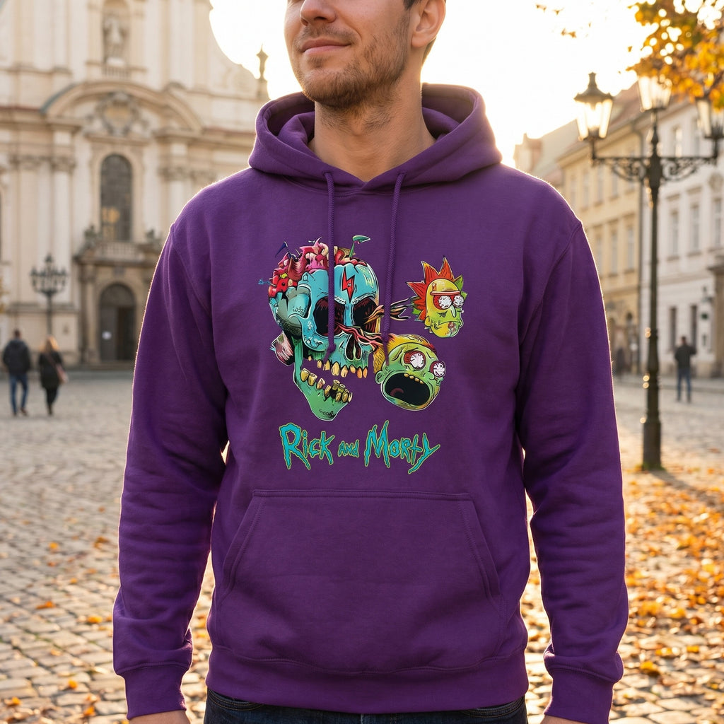 Produktbild Rick and Morty- Morty und Rick Face Hoodie