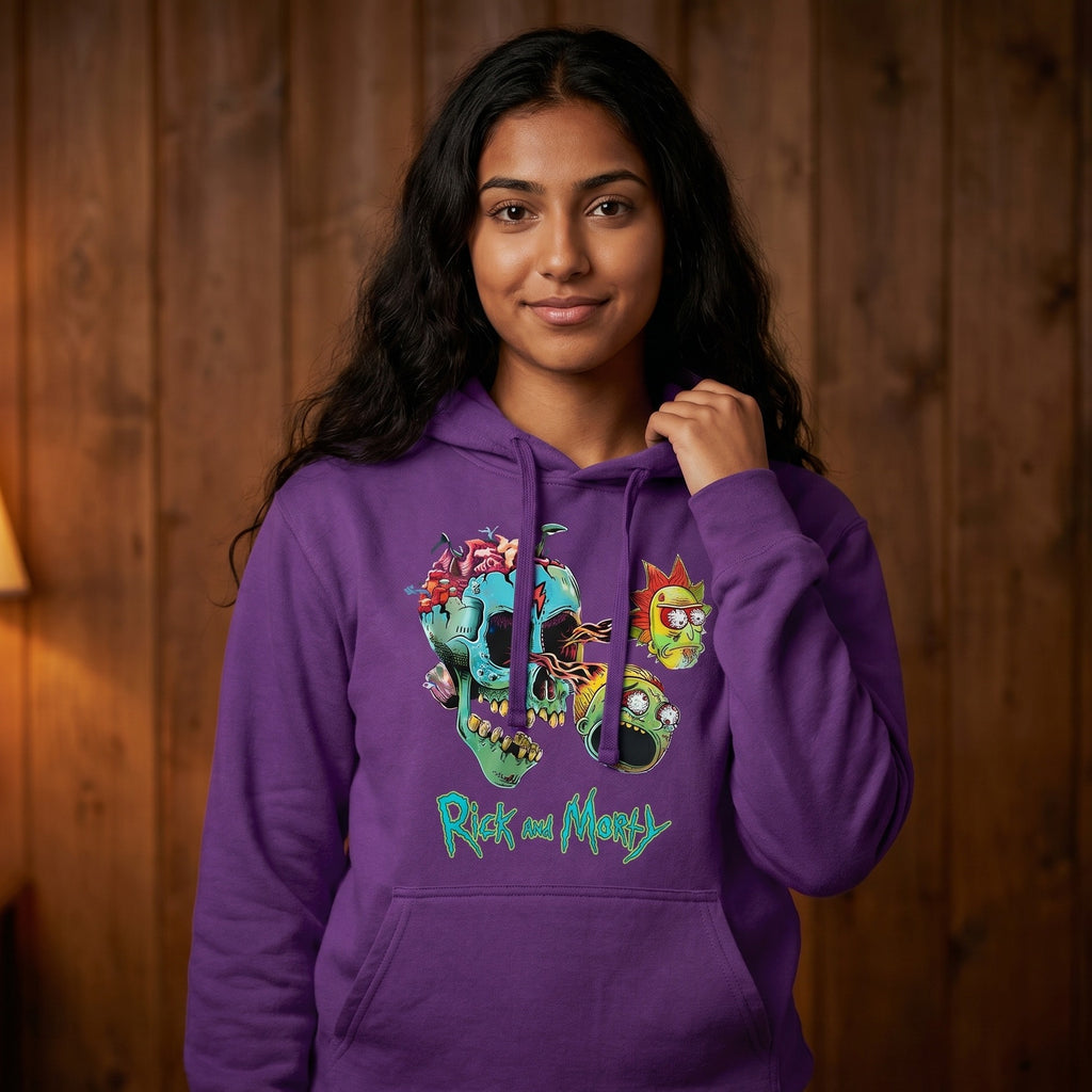 Produktbild Rick and Morty- Morty und Rick Face Hoodie
