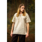 Produktbild Mittelalter Hemd Erhart Kurzarm beige