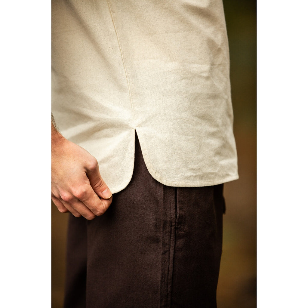 Produktbild Mittelalter Hemd Erhart Kurzarm beige