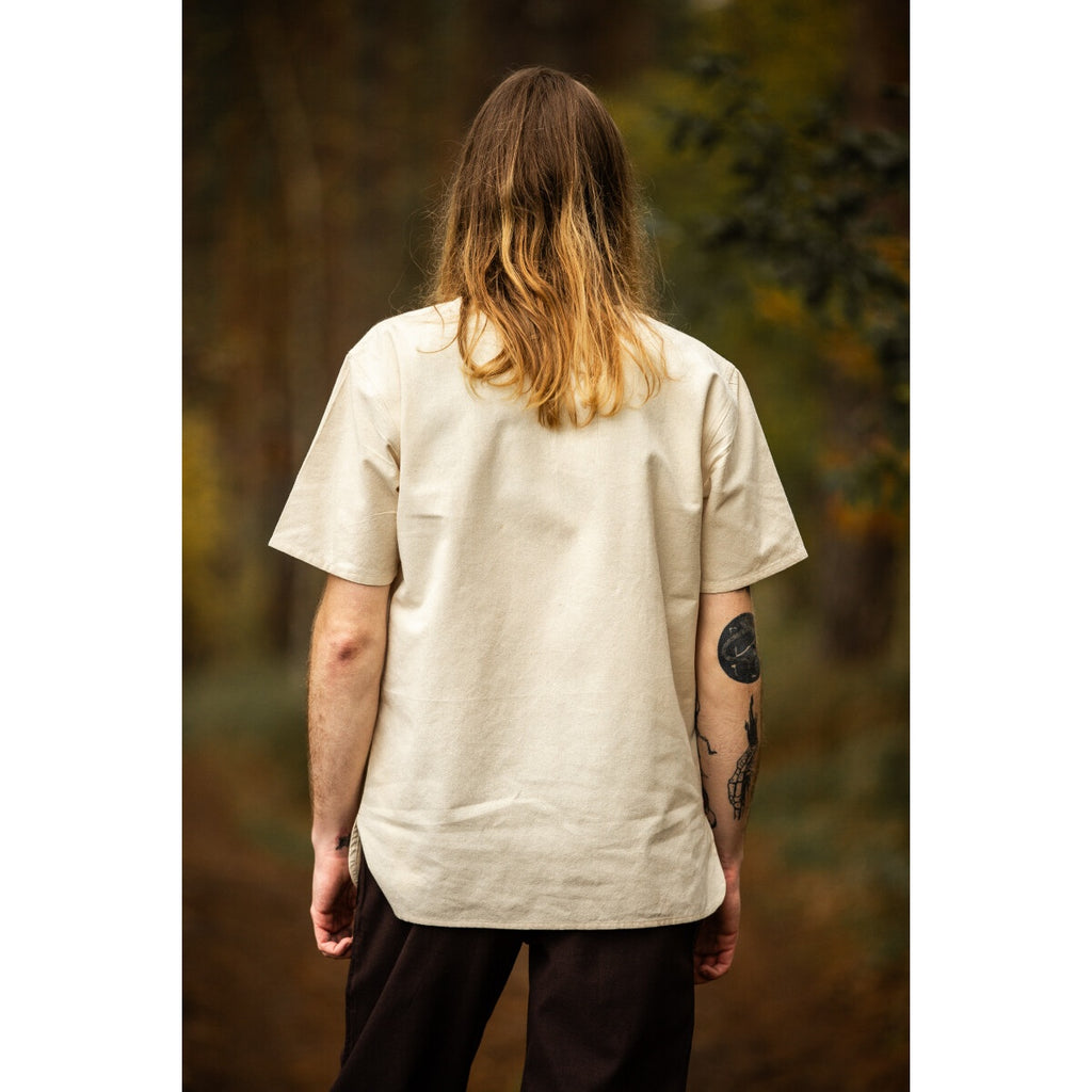 Produktbild Mittelalter Hemd Erhart Kurzarm beige