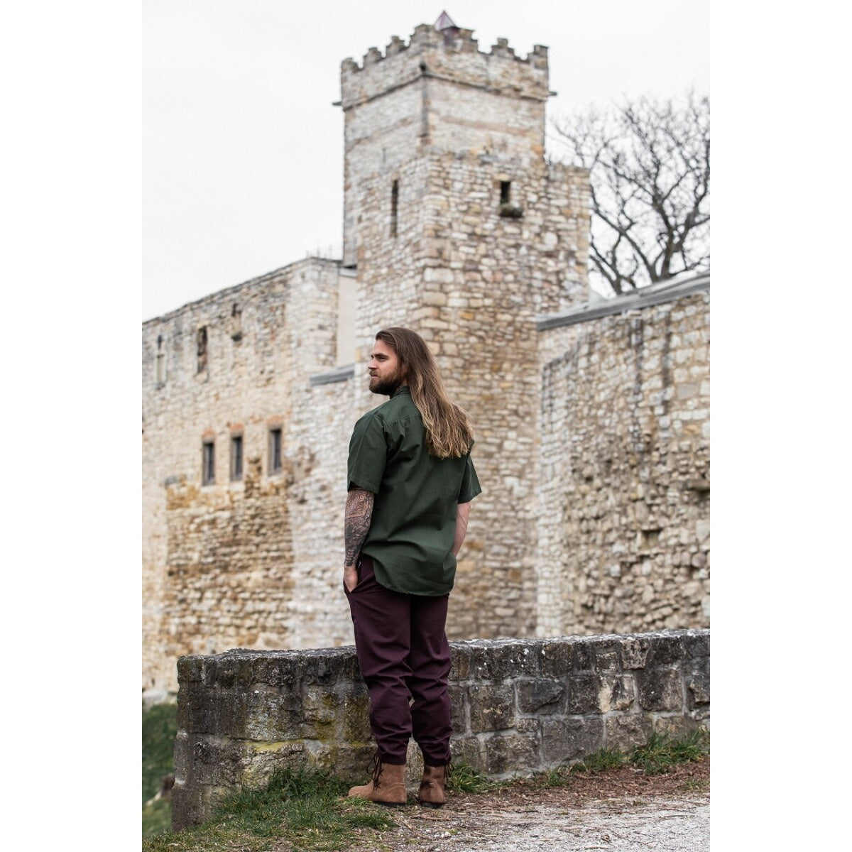 Product image Medieval Shirt Erik Short Sleeve Green