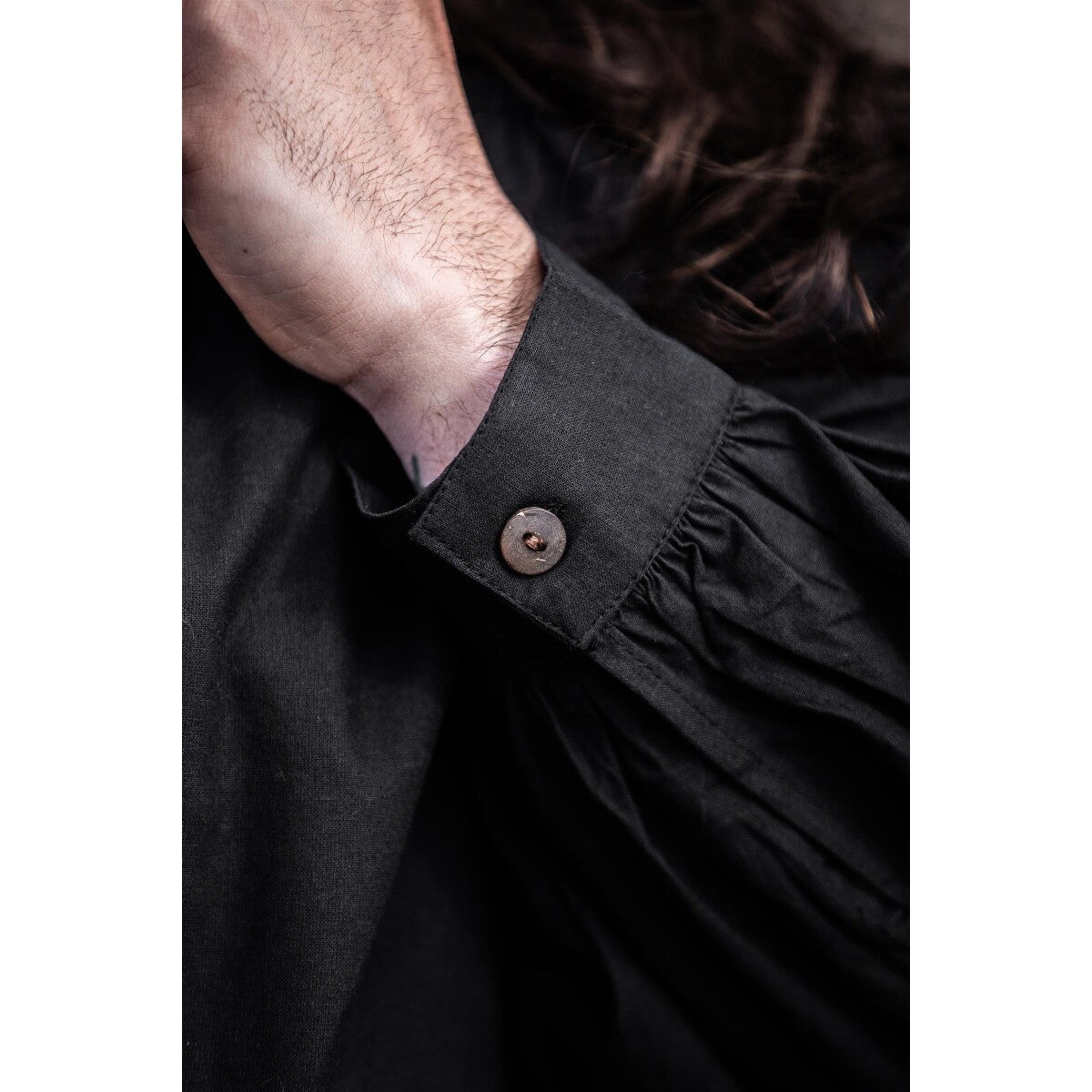 Produktbild Mittelalter Hemd Ulrich schwarz
