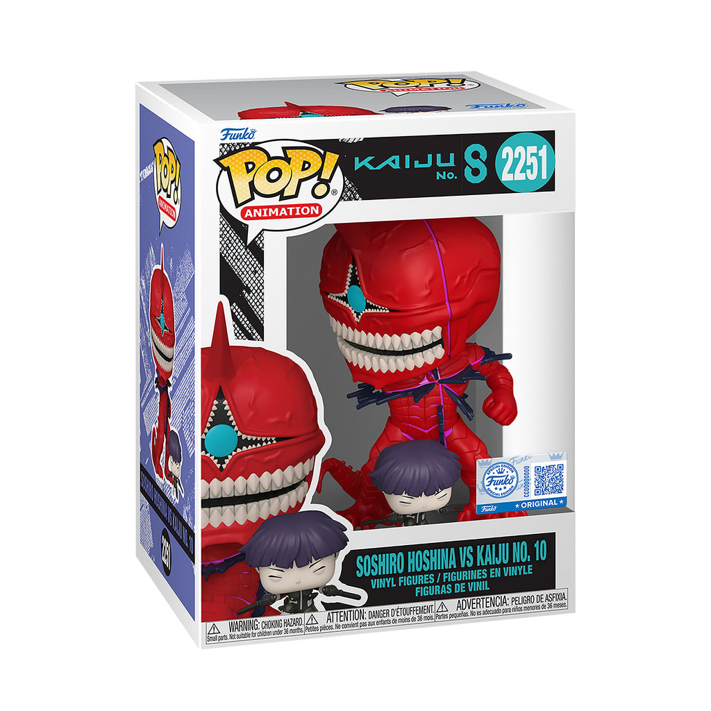 Kaiju No. 8 - Soshiro Hoshina & Kaiju No. 10 Funko Pop Figurenset