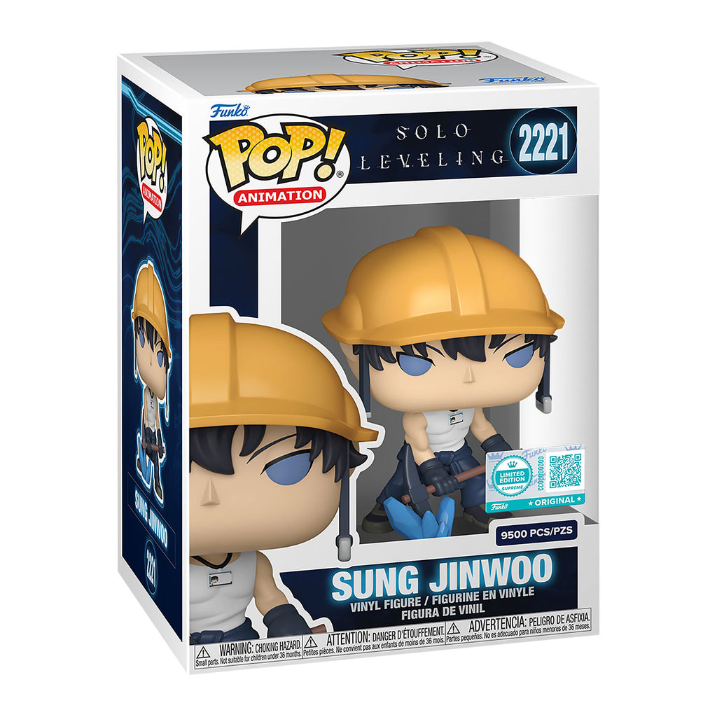 Solo Leveling - Jinwoo (Mining) Funko Pop Figur Limited Edition Supreme