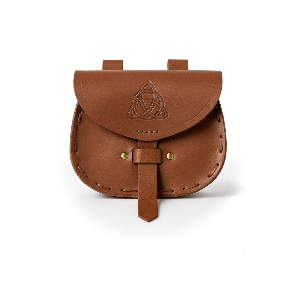 Produktbild Mittelalter Leder Gürteltasche Erin mit keltischer Prägung
