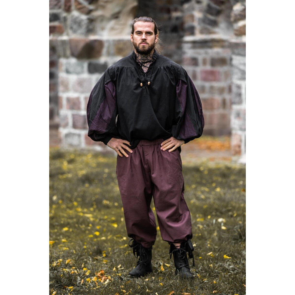 Produktbild Mittelalter Kniebundhose Vincent dunkelbraun