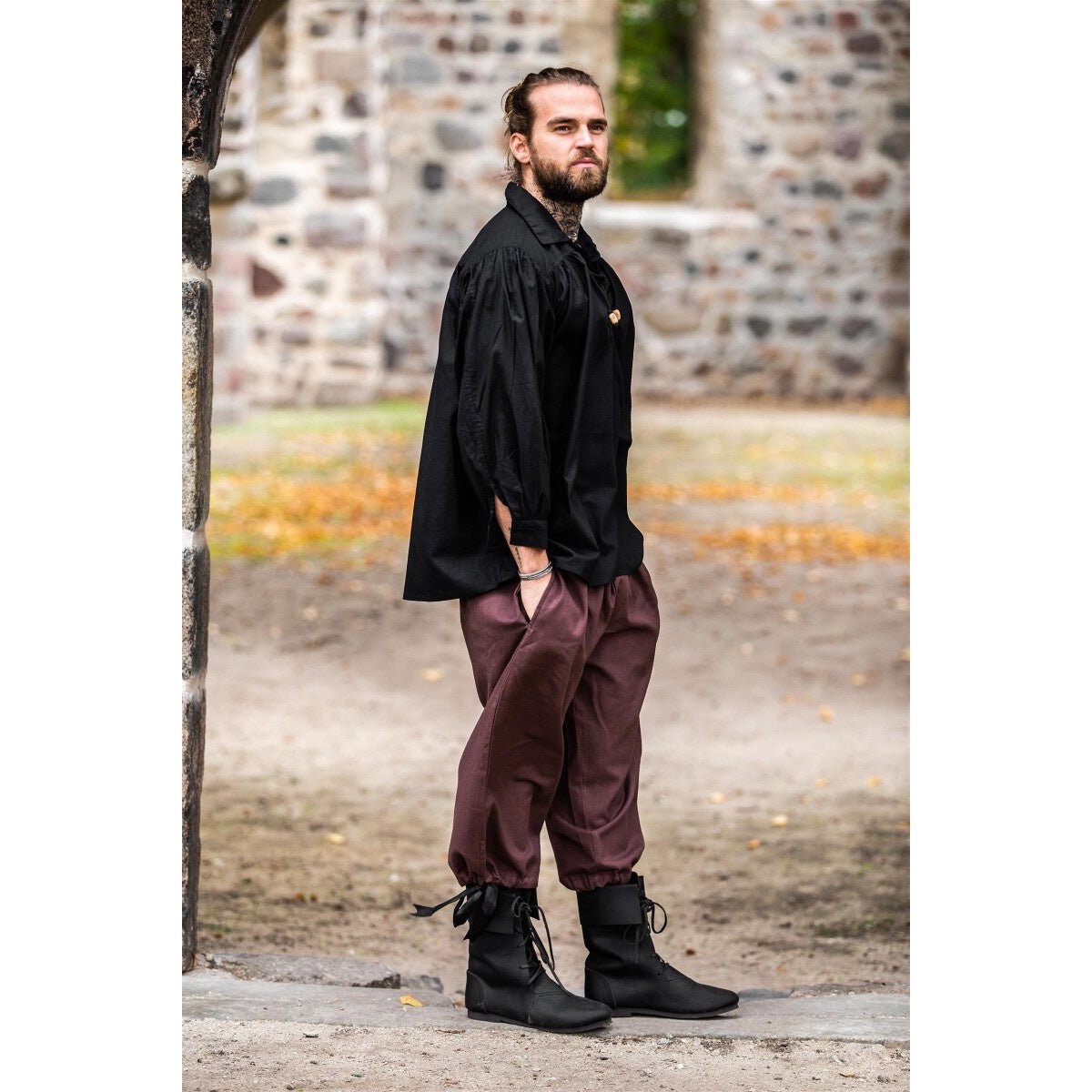 Produktbild Mittelalter Kniebundhose Vincent dunkelbraun