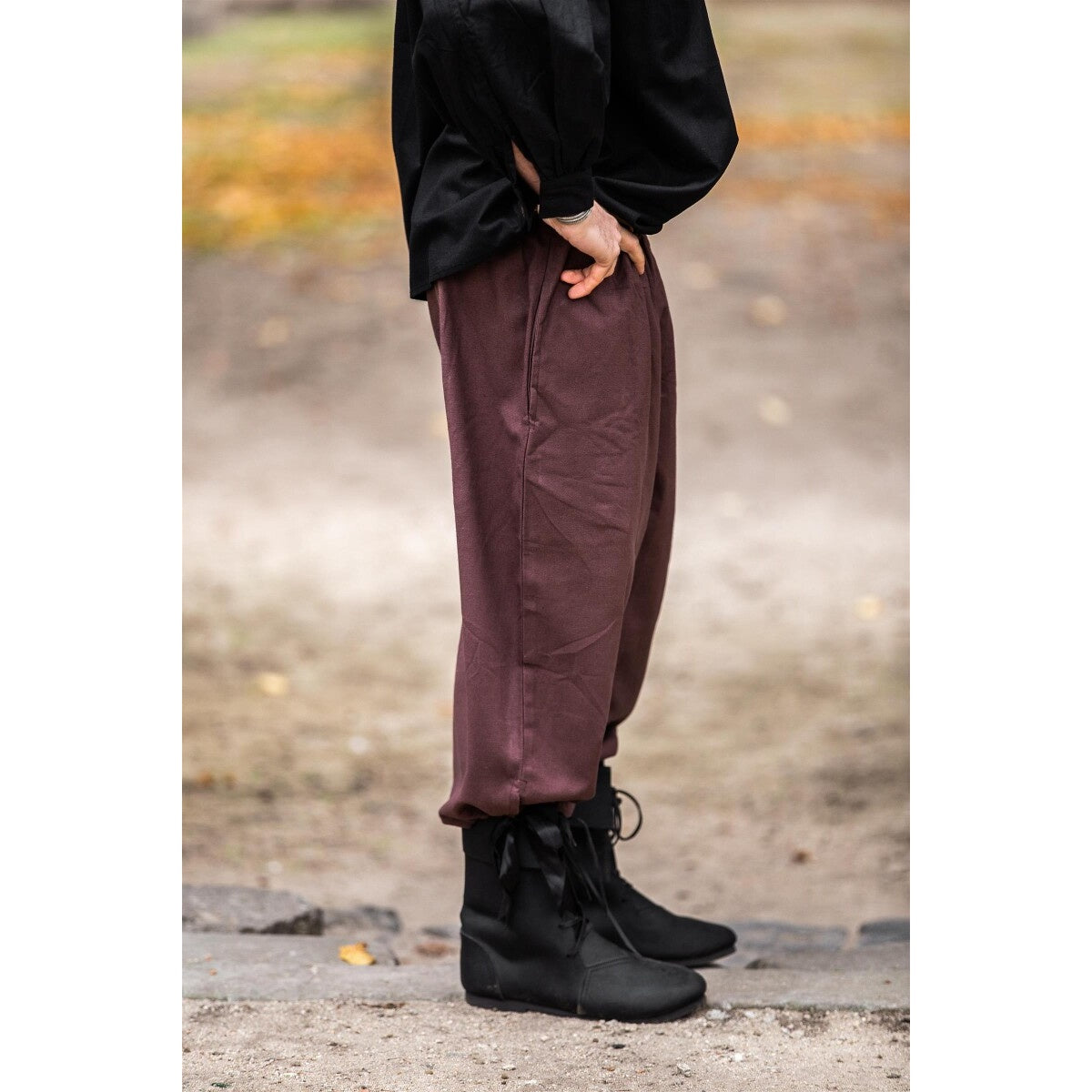 Produktbild Mittelalter Kniebundhose Vincent dunkelbraun